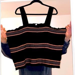 BP. BNWT Black crop top! Size 4XL